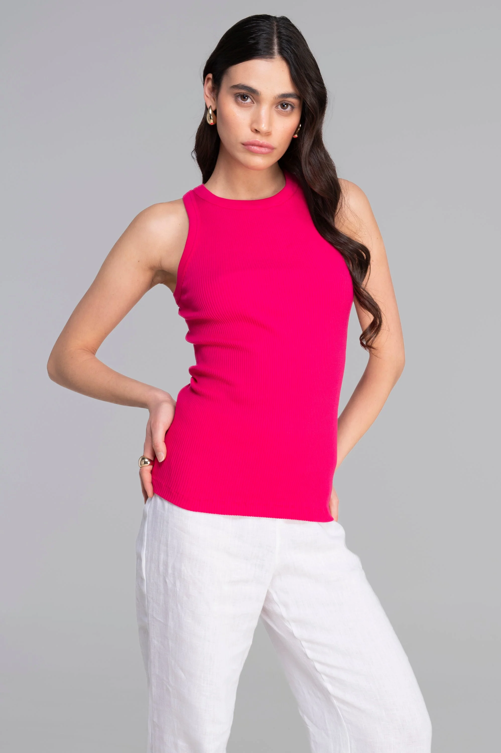 Cotton halterneck top 7165 - Image 44