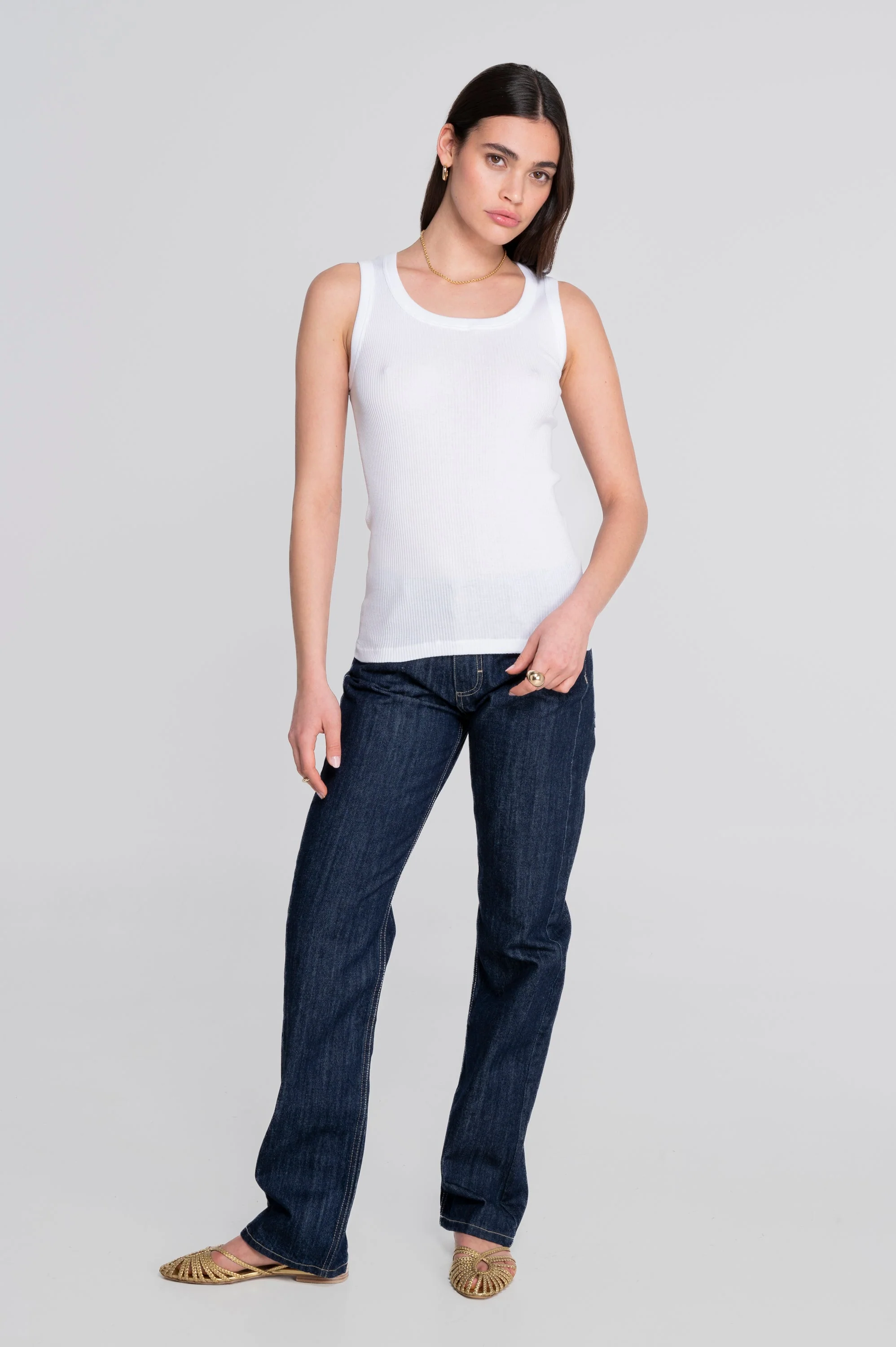 Cotton tank top 7166 - Image 22