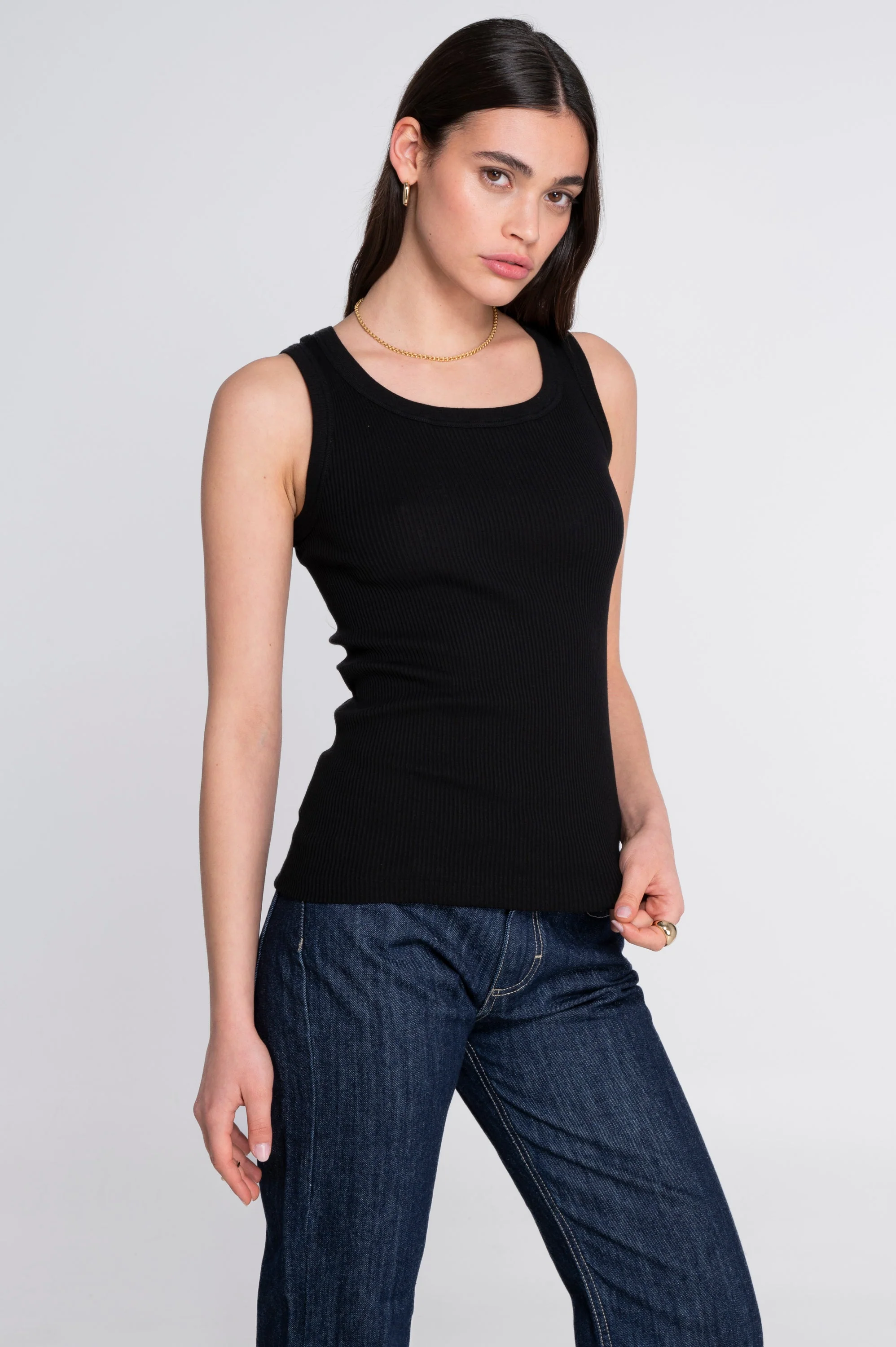 Cotton tank top 7166 - Image 24