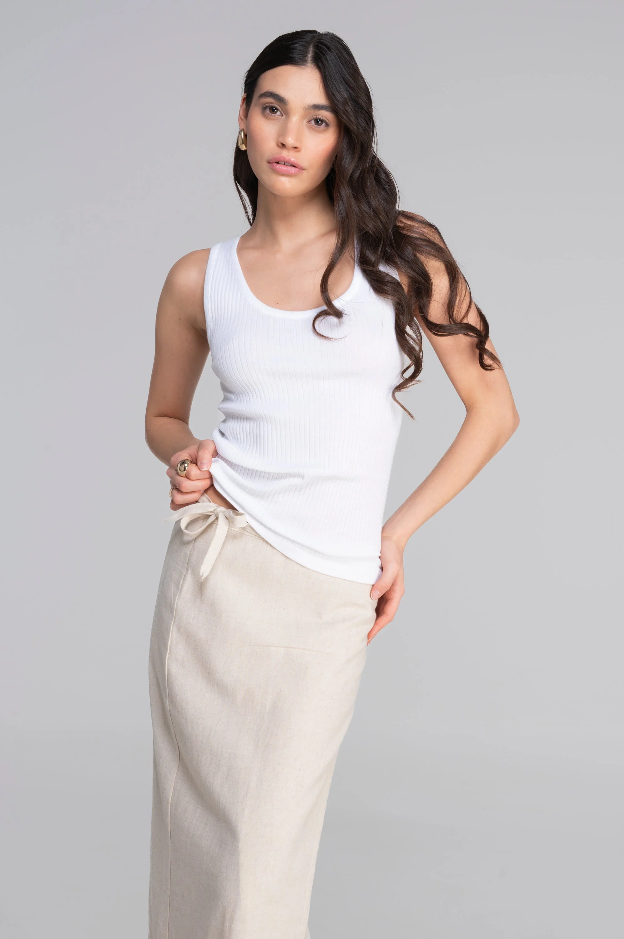Cotton tank top 7561 - Image 2