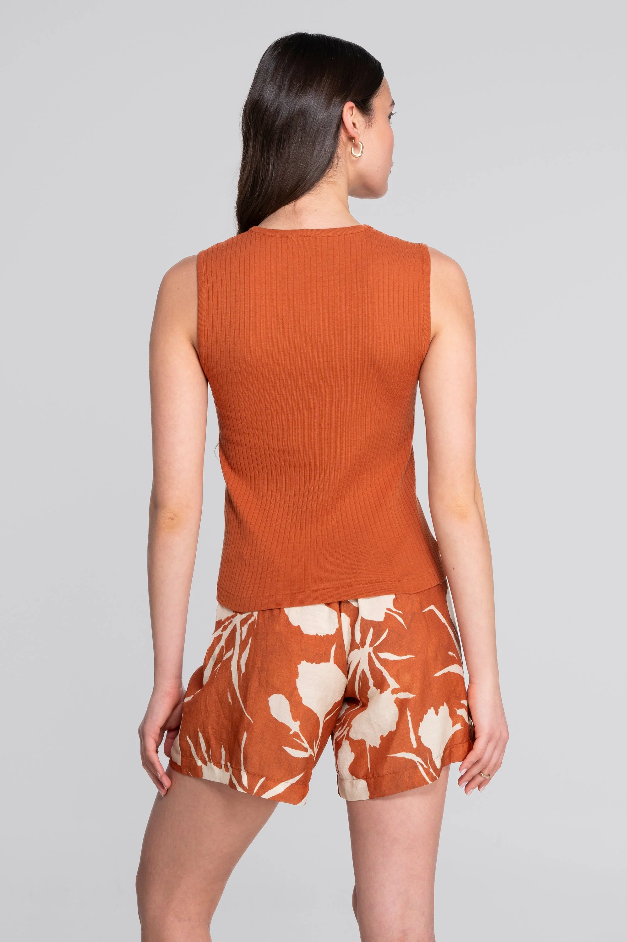 Cotton round neck top 7562 - Image 24