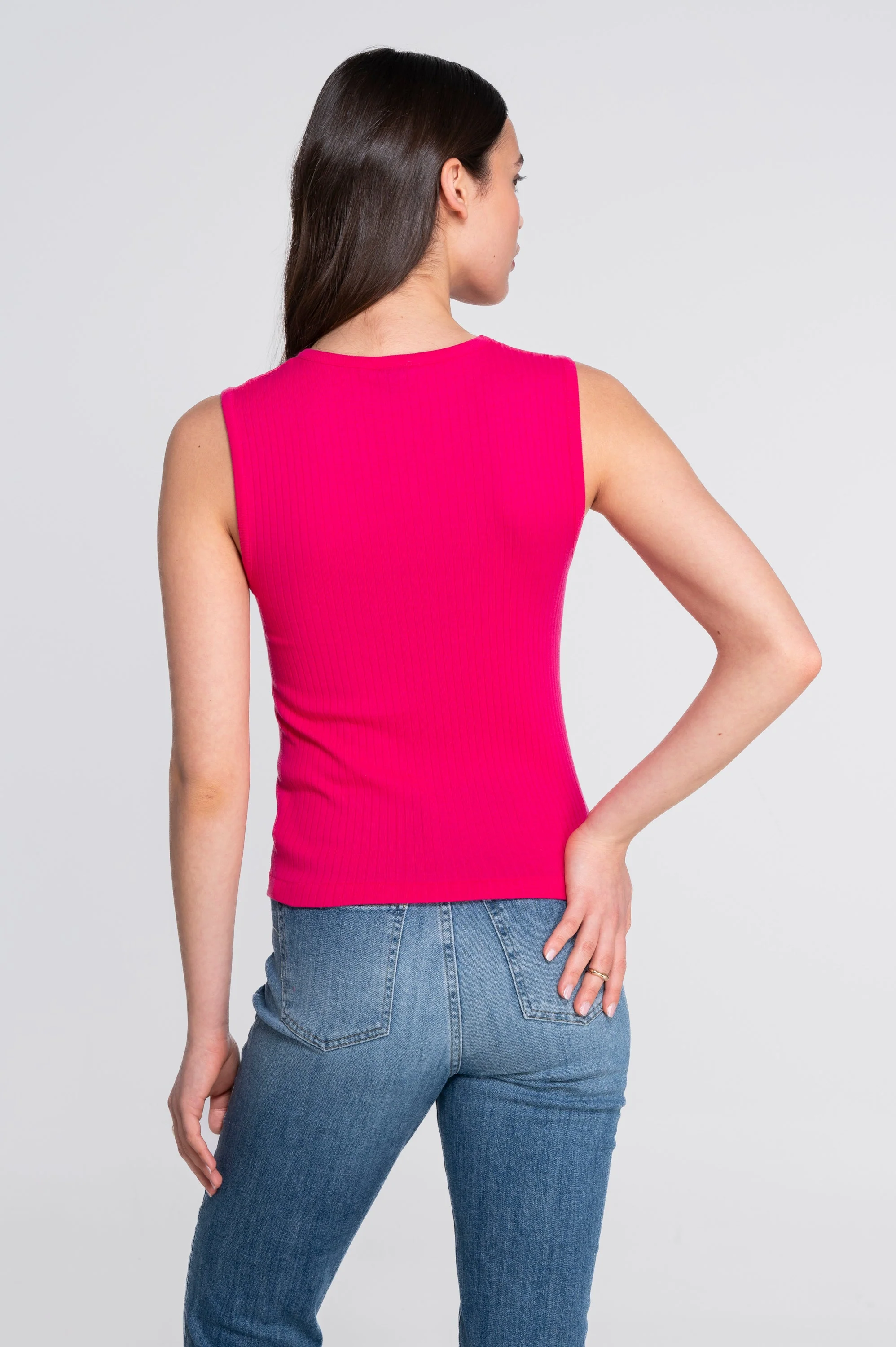 Cotton round neck top 7562 - Image 29