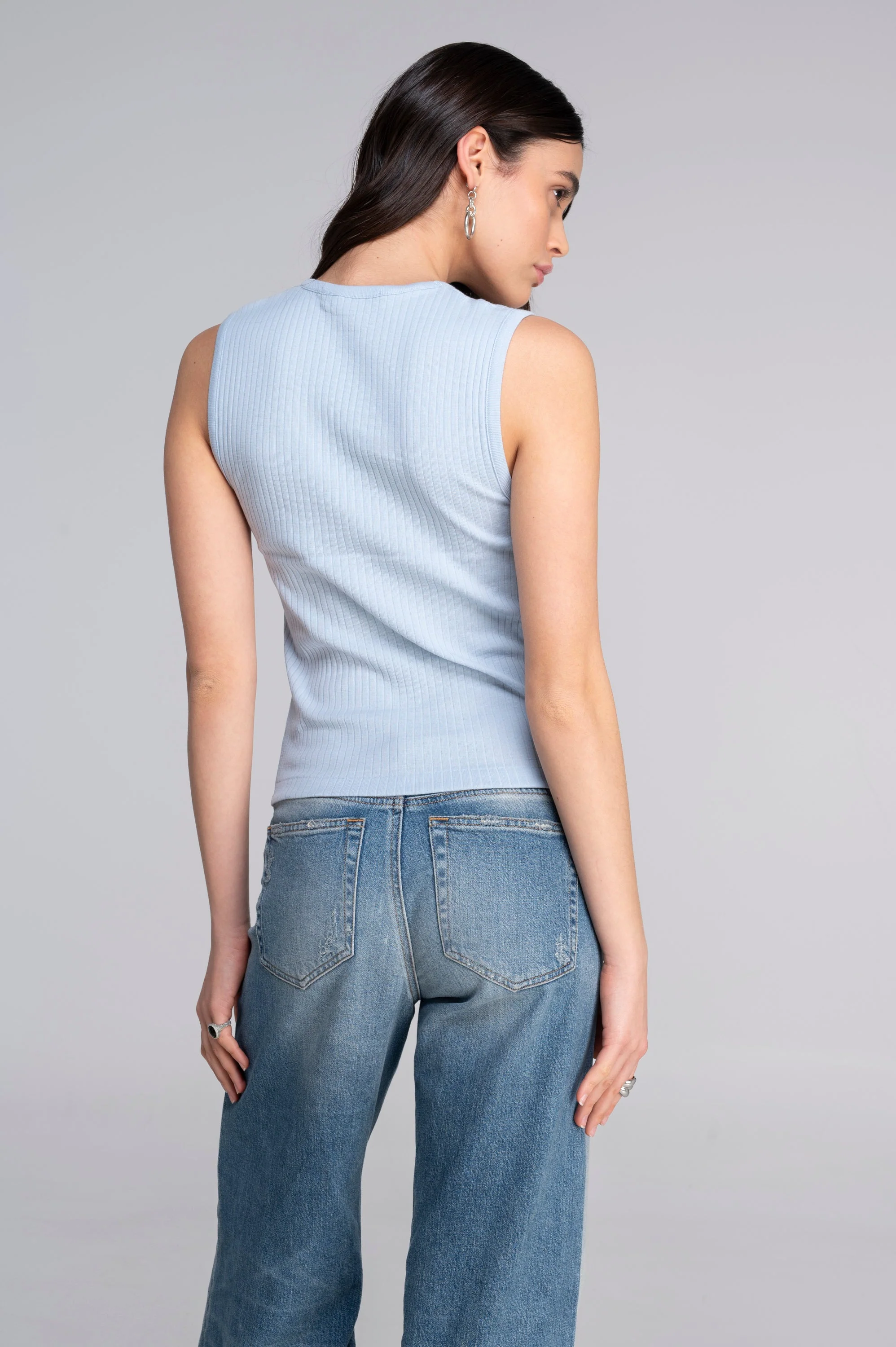 Cotton round neck top 7562 - Image 3