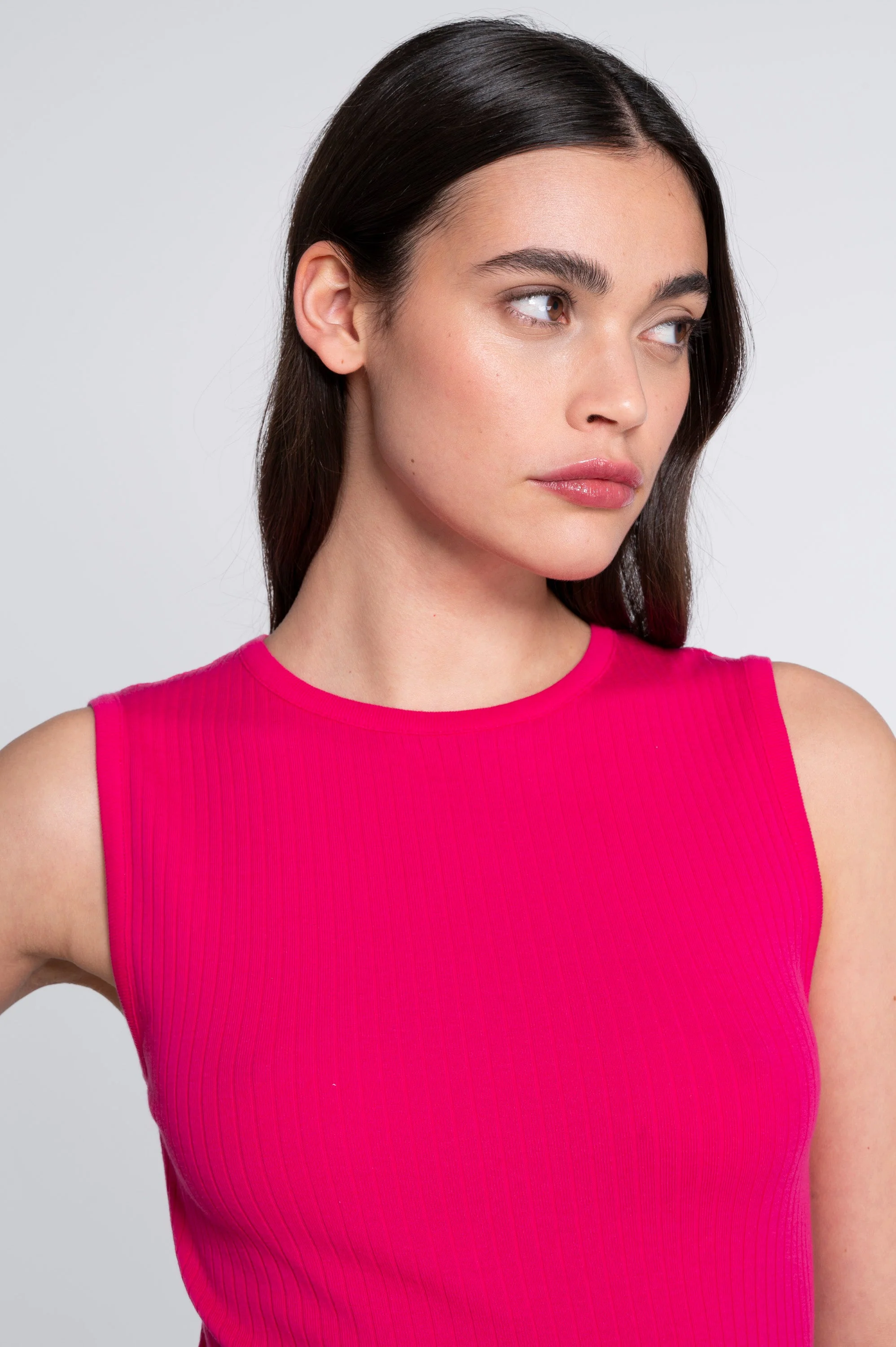 Cotton round neck top 7562 - Image 31