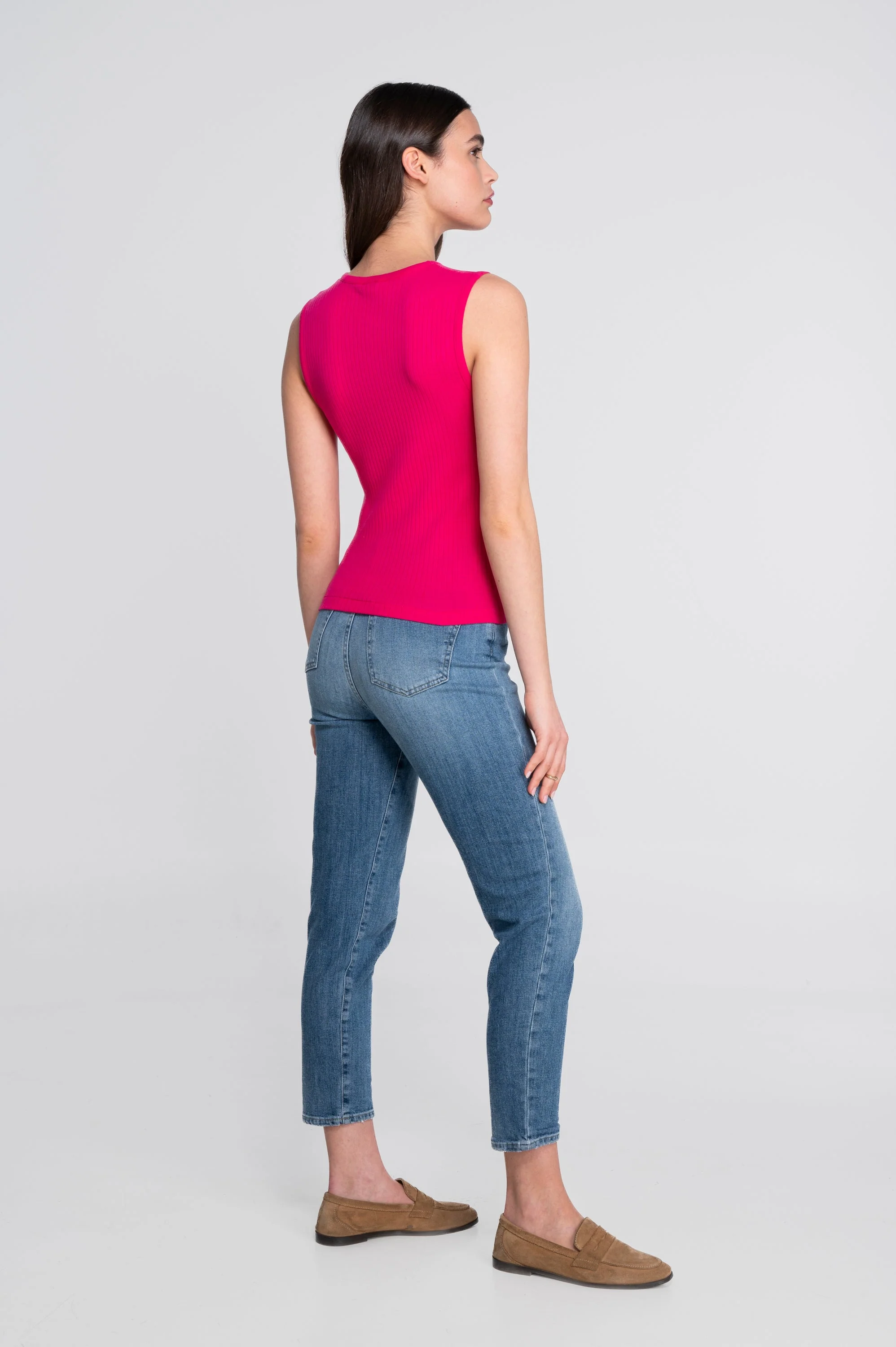 Cotton round neck top 7562 - Image 32