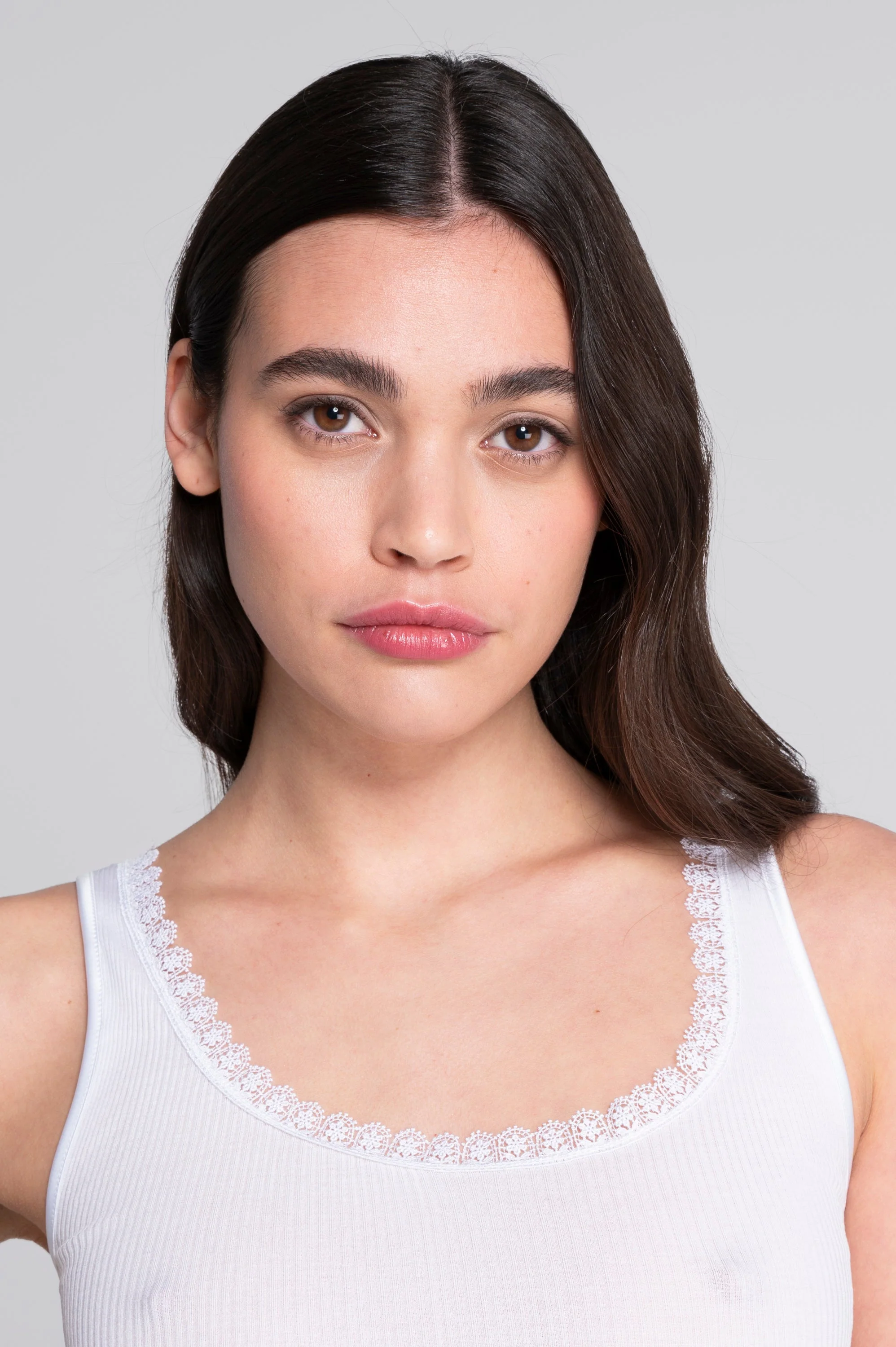 Filoscozia tank top with macramé trim 7581 - Image 4