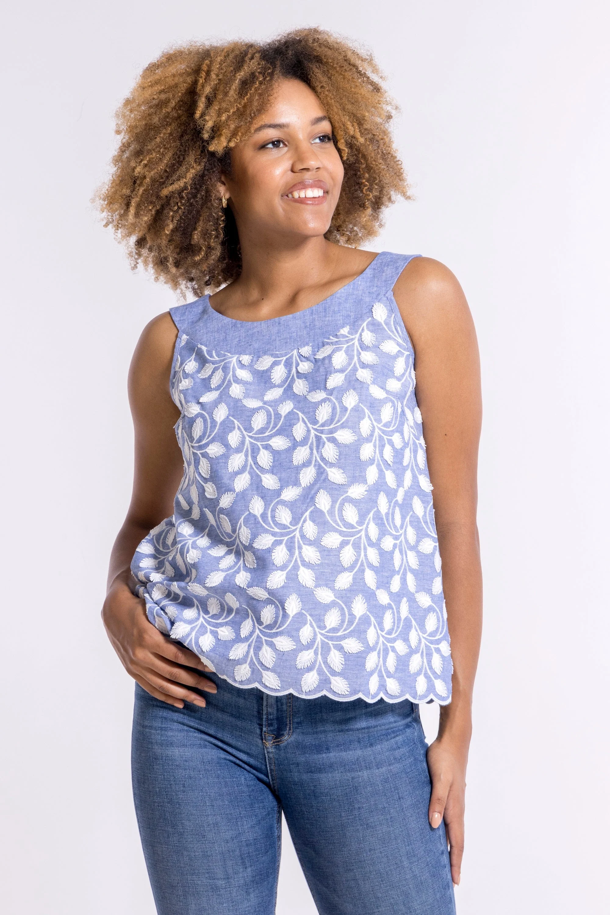 Top Woman50% COTTON , 50% FLAX 5710M