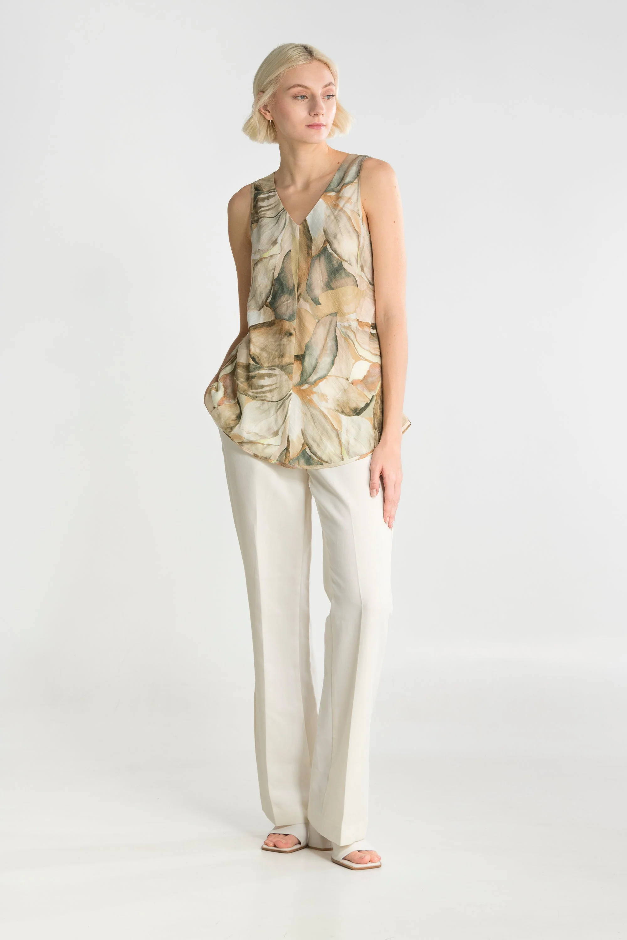 Top Woman VISCOSE and FLAX 7150VL - Image 3