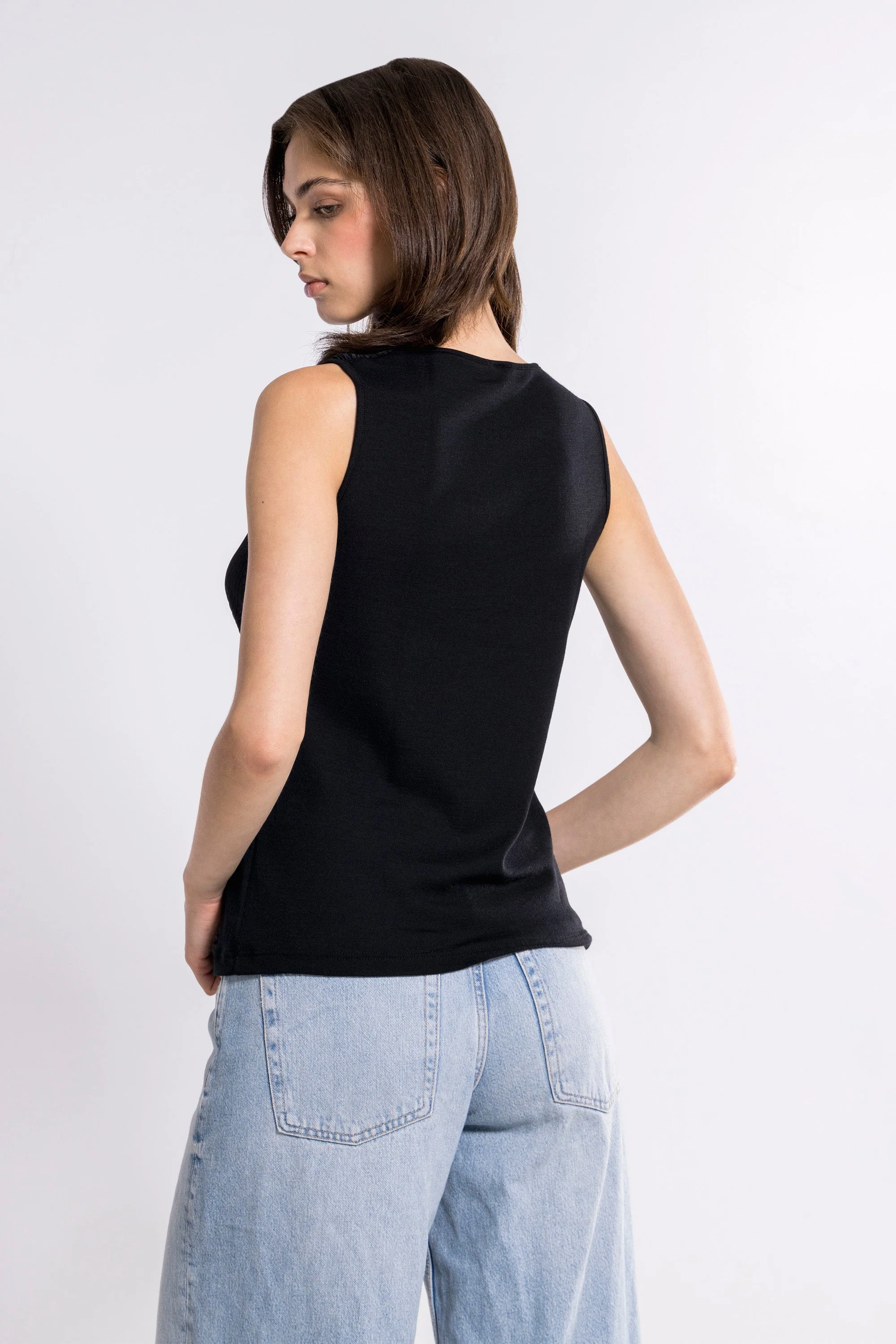 TankTop Woman Wool Silk 6874 - Image 2