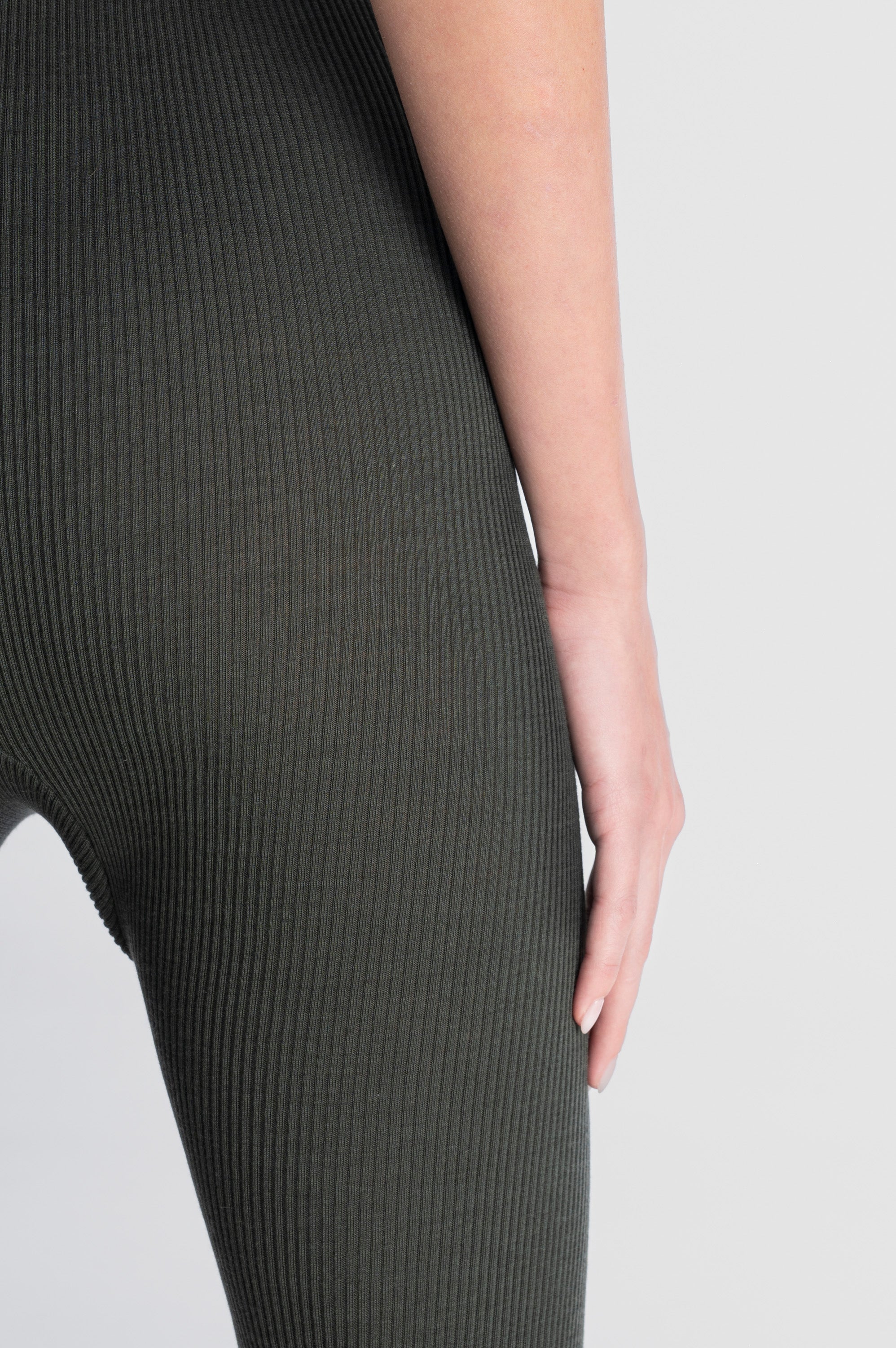 Wool and silk tubolar ribbed leggings 3449 - Image 18