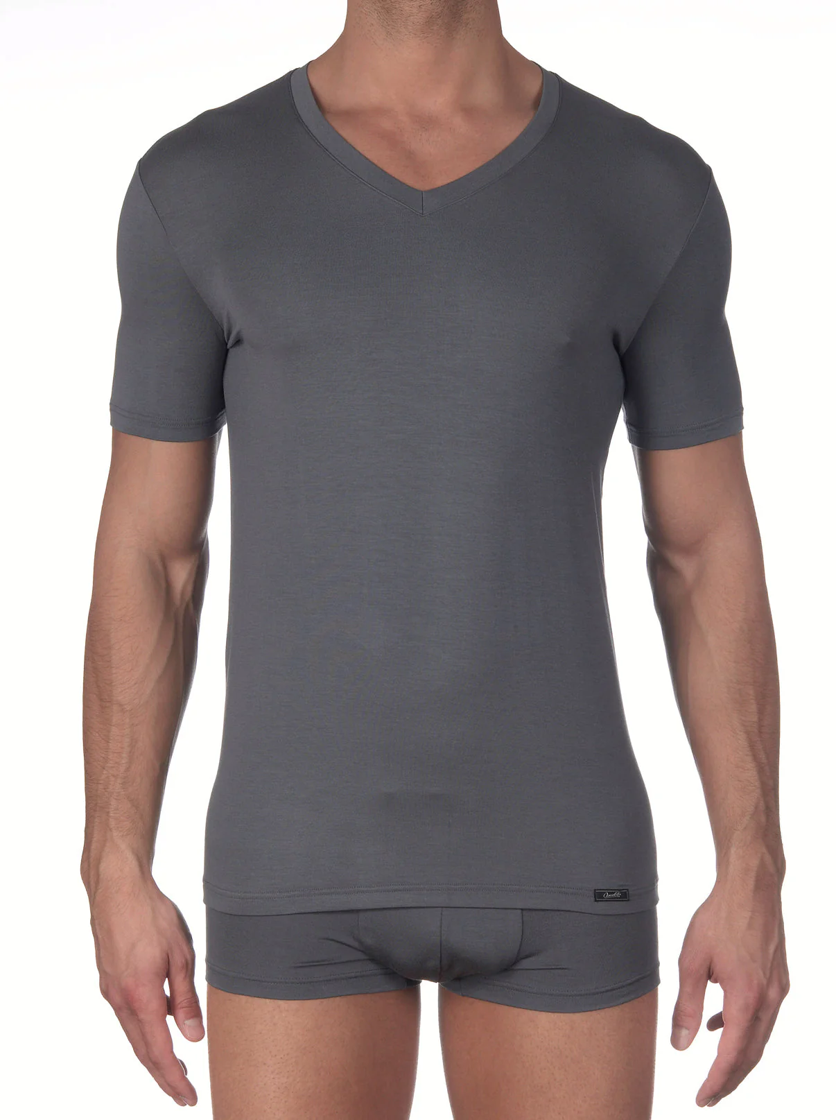 Micromodal V Neck T-Shirt 1576 - Image 3