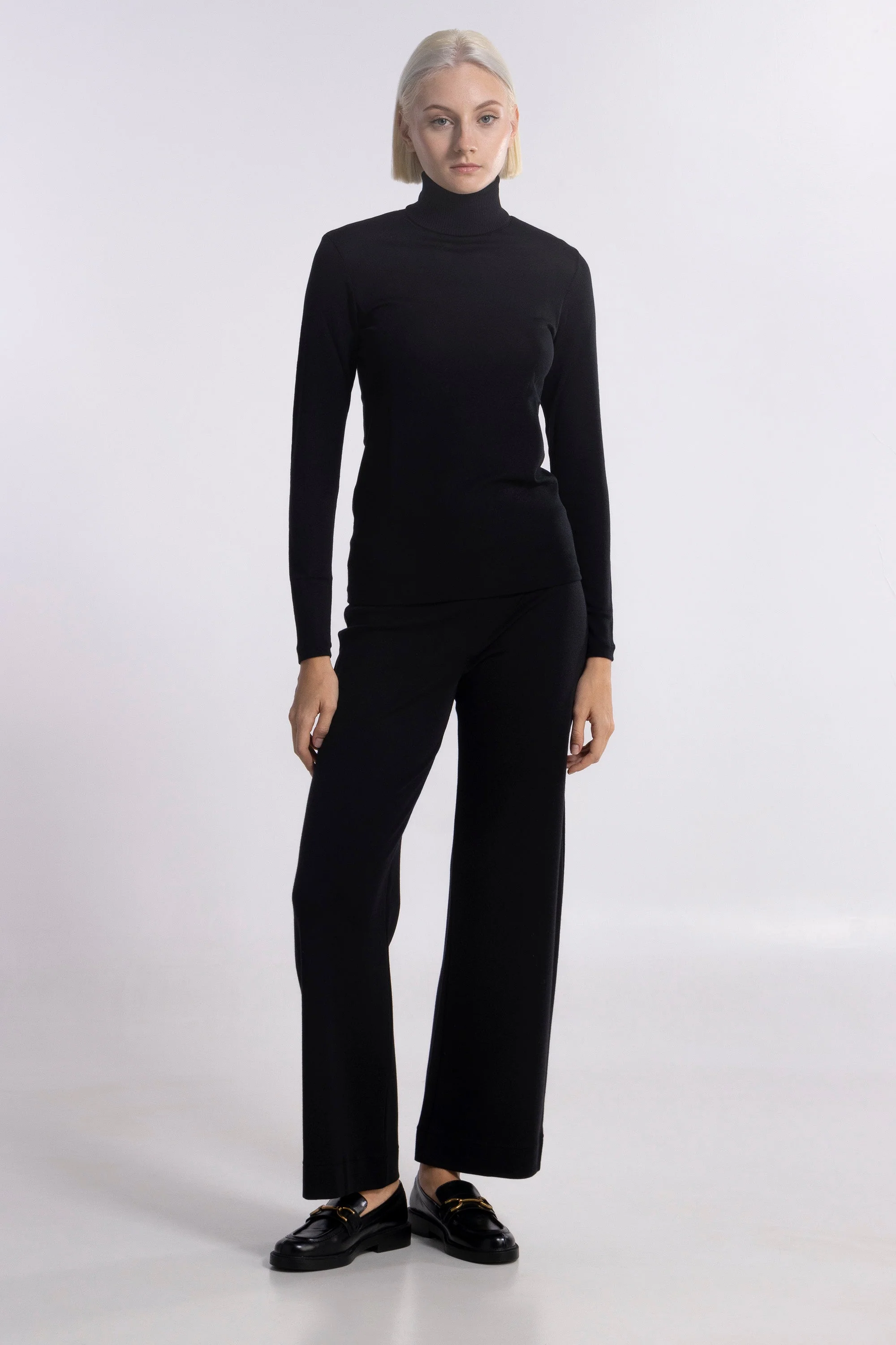 Women's turtleneck in wool and silk 3478 - Image 4