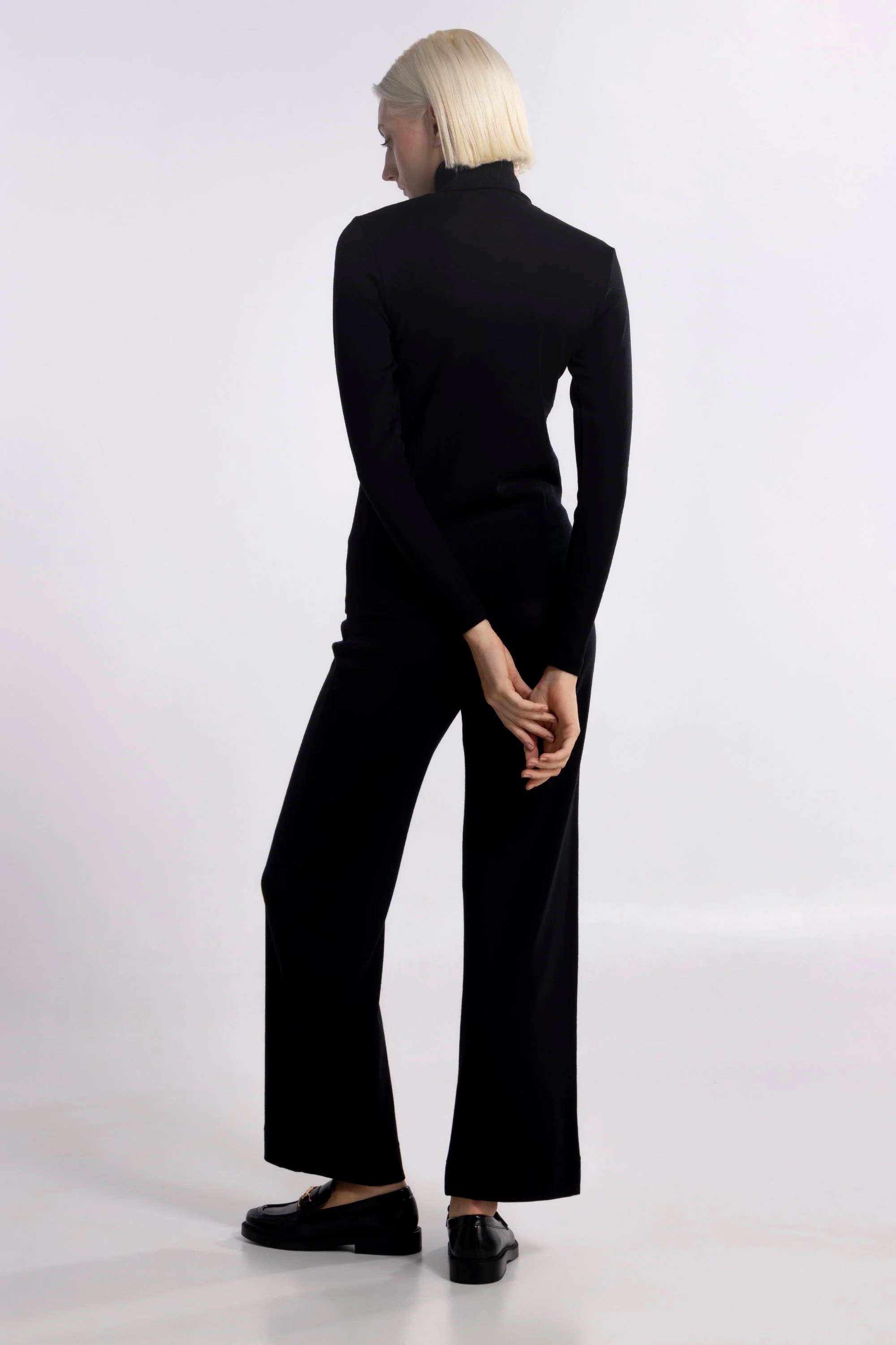 Women's turtleneck in wool and silk 3478 - Image 5